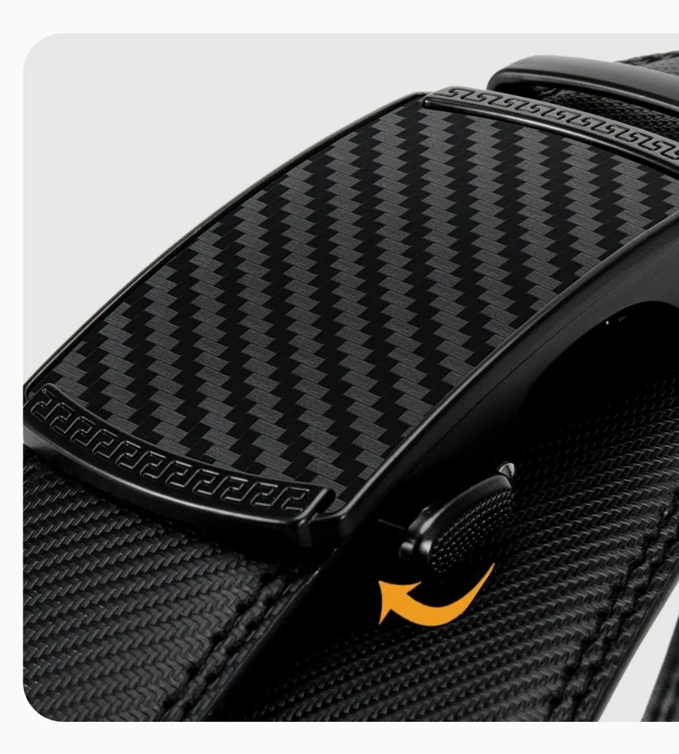 A CHAOREN carbon fibre buckle separated from its strap