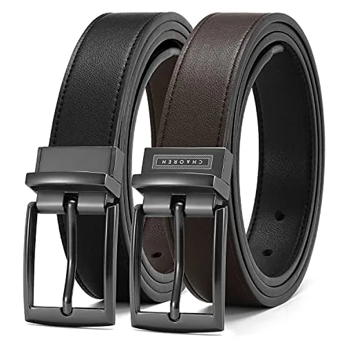 Leather Reversible Boys' Belt, 32 mm