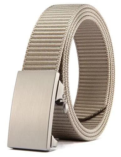 Nylon Ratchet Belt, 32 mm (Khaki)