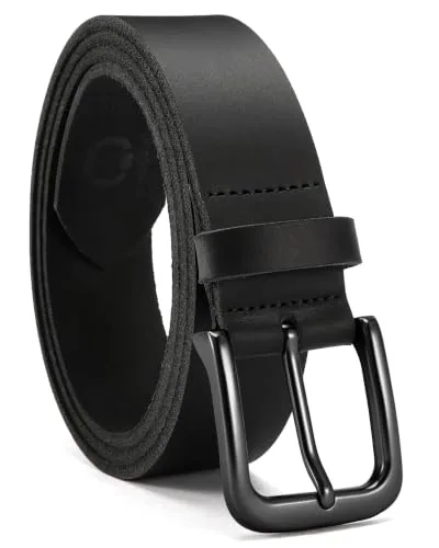 Full-grain Casual Belt (Carbon Black / Gun)