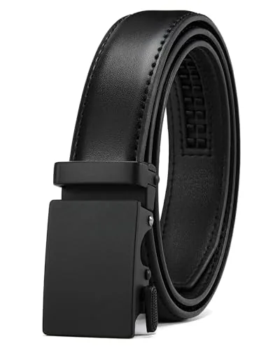 Leather Ratchet Boys' Belt (Black)