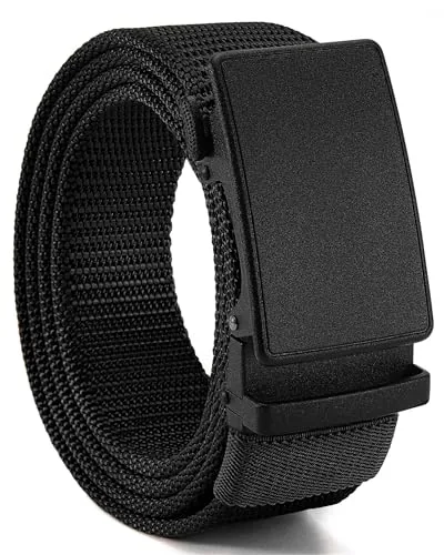 Nylon Ratchet Belt, 38 mm (Frosted Matte / Black)
